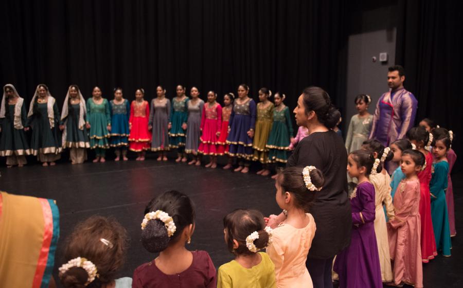 Urja Desai with students of Pagrav | Image credit: Simon Richardson