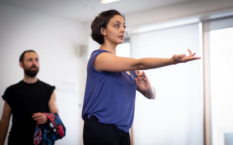 Seeta Patel in Rehearsal of Rite of Spring | Image credit: Simon Richardson
