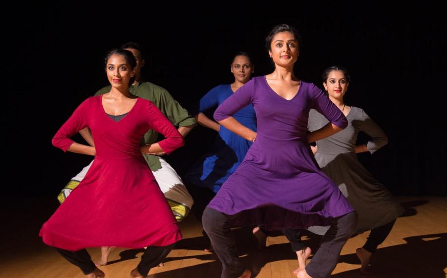Natya Project Choreography Seeta Patel | Dancers Annie Swati, Shivaangee, Daniella | image credit: Simon Richardson